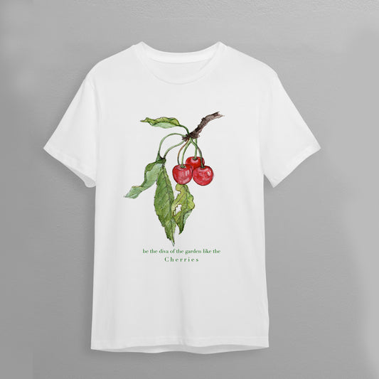 T-Shirt "Be a diva like the cherries"